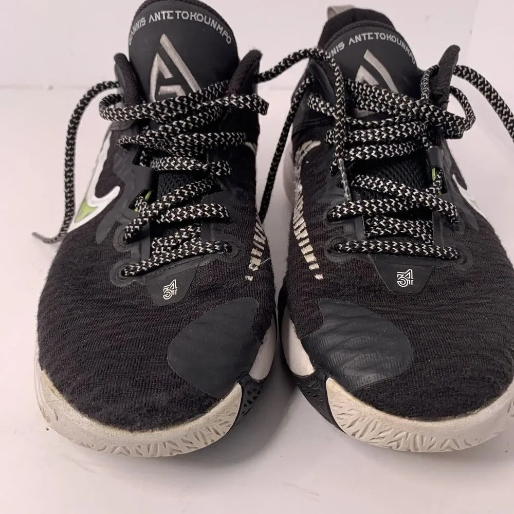 Nike Boys Giannis Immortality DB6081-010 Black‎ Basketball Shoes Sneakers Sz 7Y